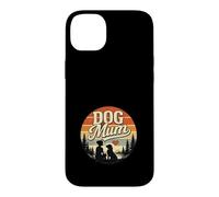 Retro Dog Mum Vintage Sunset Graphic Case for iPhone 14 Plus