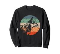 Retro Dog Silhouette - Vintage Australian Cattle Dog Sweatshirt