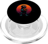 Retro Dog With Camera Artistic Photographer PopSockets PopGrip for MagSafe