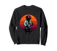 Retro Dog With Exercise Therapy Physical Therapist Sweatshirt