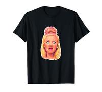 Retro Doll Shocked Face Meme Vintage Pop Art Aesthetic T-Shirt
