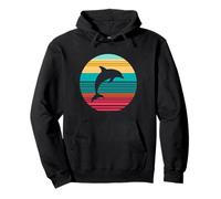 Retro Dolphin Pullover Hoodie
