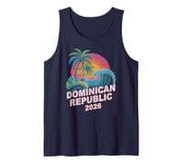 Retro Dominican Republic 2026 Trip Swim Vacay Sisters Moms Tank Top