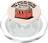 Retro Don't Hate Me Just Cuz I'm Little Cooler Funny Picnic PopSockets PopGrip for MagSafe