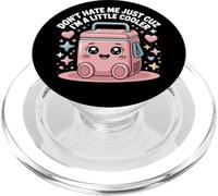 Retro Don't Hate Me Just Cuz I'm Little Cooler Funny Picnic PopSockets PopGrip for MagSafe