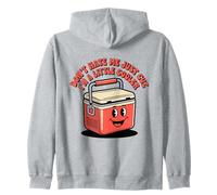 Retro Don't Hate Me Just Cuz I'm Little Cooler Funny Picnic Zip Hoodie