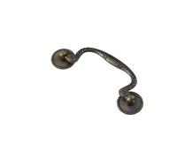 Retro Door Handle, Cabinet Door, Modern Pastoral Antique Handle, Wardrobe, Strip Alloy Bronze Hole spacing 95mm(1)