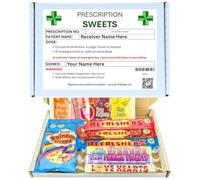 Retro Dr Prescription Sweets Box - Fun & Quirky Candy Gift with 8 Classic Treats - Nostalgic Fizzy, Chewy & Fruity Sweets for Any Occasion