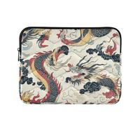 Retro Dragon Chinese Laptop Sleeve Case 15-16 Inch Concise Laptop Bag Briefcase for Travel Business