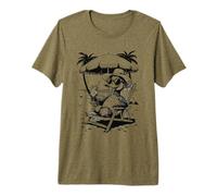 Retro Duck Shirt | Vintage Style Summer Cartoon Duck Premium T-Shirt
