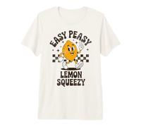 Retro Easy Peasy Lemon Squeezy Funny Lemon Stand Lemonade Premium T-Shirt