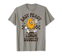 Retro Easy Peasy Lemon Squeezy Funny Lemon Stand Lemonade T-Shirt