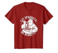 Retro Eat Spaghetti No Regretti Vintage style funny T-Shirt