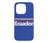 Retro Ecuador Flag Ecuadorian Blue Case for iPhone 15 Pro