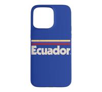 Retro Ecuador Flag Ecuadorian Blue Case for iPhone 15 Pro Max