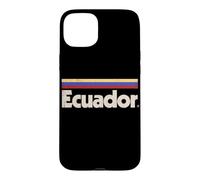 Retro Ecuador Flag Ecuadorian Case for iPhone 15 Plus