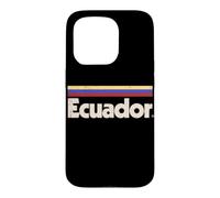 Retro Ecuador Flag Ecuadorian Case for iPhone 15 Pro