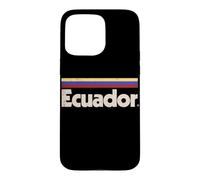 Retro Ecuador Flag Ecuadorian Case for iPhone 15 Pro Max