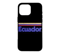 Retro Ecuador Flag Ecuadorian Case for iPhone 16 Pro Max