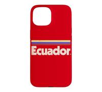 Retro Ecuador Flag Ecuadorian Red Case for iPhone 15