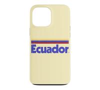 Retro Ecuador Flag Ecuadorian Yellow Case for iPhone 13 Pro Max