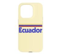 Retro Ecuador Flag Ecuadorian Yellow Case for iPhone 15 Pro