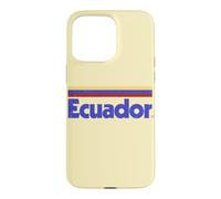 Retro Ecuador Flag Ecuadorian Yellow Case for iPhone 15 Pro Max