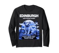 Retro Edinburgh Greyfriars Bobby Scotland Heritage Festival Long Sleeve T-Shirt