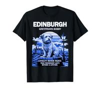 Retro Edinburgh Greyfriars Bobby Scotland Heritage Festival Value Graphic T-Shirt
