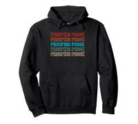 Retro Editing Team Text - Proofreading Vintage Proofreader Pullover Hoodie