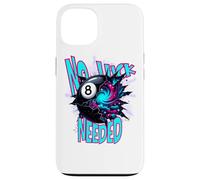 Retro Eight Ball Cracking Galaxy Space Streetwear Art Case for iPhone 13
