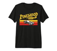 Retro Eighties Pinewood Derby Cub Scouts 80's Sunset Vibe Premium T-Shirt