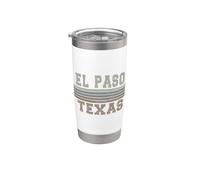 Retro El Paso Texas Stainless Steel Insulated Tumbler