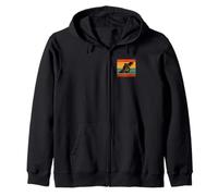 Retro Electric Self Balancing ride Silhouette Zip Hoodie