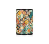 Retro Elements Ottoman Pattern Ashtrays For Cigarettes Car Portable Smokeless Self Extinguishing Butt Bucket Cigarette Ash Tray Patio Kitchen Office