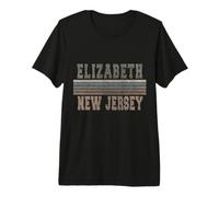 Retro Elizabeth New Jersey Premium T-Shirt