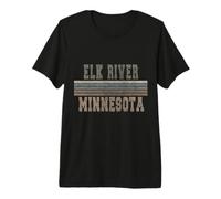 Retro Elk River Minnesota Premium T-Shirt