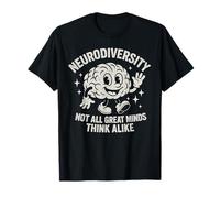 Retro Embrace Neurodiversity Not All Great Minds Think Alike T-Shirt