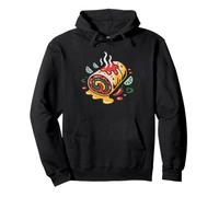 Retro Enchilada Plate Diner Style Food Lover Vintage Mexican Pullover Hoodie