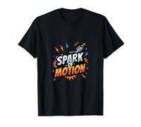 Retro Engine Power Motion Enthusiast Graphic Design T-Shirt
