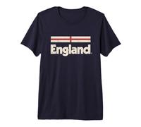 Retro England Flag English Blue Premium T-Shirt