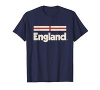 Retro England Flag English Blue T-Shirt