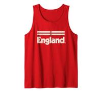 Retro England Flag English Red Tank Top