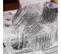 Retro English Alphabet Collage Decorative Tape DIY Notebook Material Notebook Material Sticker B