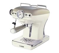 Retro Espresso Coffee Machine with Milk Frother, Vintage Cream, Ariete 1389/13