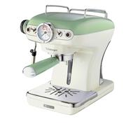 Retro Espresso Coffee Machine with Milk Frother, Vintage Green, Ariete 1389/14