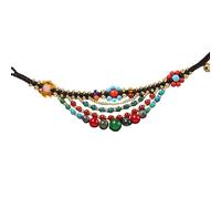 Retro ethnic style accessory for women with hand-woven craftsmanship and style. Everyday casual wear