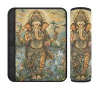 Retro Ethnic Tribal Elephant 2 Pack car Accessories seat Belt Covers More Comfort Driving for Most Cars forro para cinturon de seguridad
