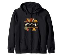 Retro Euler's Identity Math Science Mathematics Lover Zip Hoodie