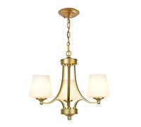 retro european style ceiling lamps,nordic creative concise iron art chandeliers,e27 american living room chandeliers,for bedroom study room dining-golden. 3